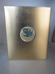 TASCHE STRATEGIC AIR COMMAND Logo Messing Erwachsene Nische Urne für Asche 200 CU.IN. - Bild 1 von 5
