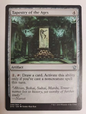 MTG Magic The Gathering Card Tapestry of the Ages Artifact Dragons of Tarkir  - Image 1 of 2