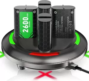 4 x 2600mAh Controller Akkupack - Xbox X/S - One - One X/S - One Elite