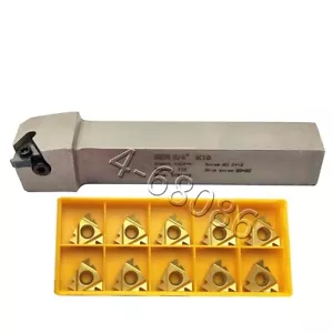 Soporte de herramienta de torneado de torno SER 3/4"K16 soporte de pulgadas para inserciones de rosca 16ER AG60 - Imagen 1 de 6