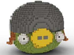 Lego Grünes Schwein Statue Bauanleitung 3 Angry Birds NUR ANLEITUNG - Bild 1 von 8