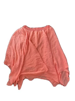 Falda Campesina New Directions Coral Naranja L Cintura Elástica Forrada AK94 Foto 1 de 4