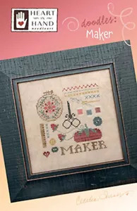 Doodles Maker~Heart In Hand Needleart - Picture 1 of 1