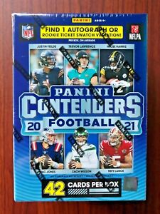 2021 NFL Panini Contenders Football Trading Cards Blaster Box Sealed AUTO or MEM