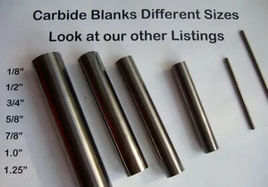 Round Solid Carbide Rod End Mill Blank Bar 1.00” Diameter x 3.50” Length  - Picture 1 of 1