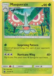 Tarjeta Pokémon Masquerain 16/168 poco común - Tormenta celestial SM7 - Imagen 1 de 1