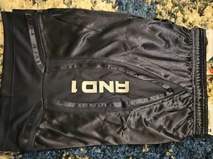 And1 Mens Basketball Gym Workout Shorts M (32-34) Blue Dark Blue - Picture 1 of 3