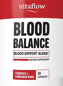 VitaFlow Blood Balance Miscela Supporto Sangue Originale VitaFlow 30 Capsule - Foto 1 di 1