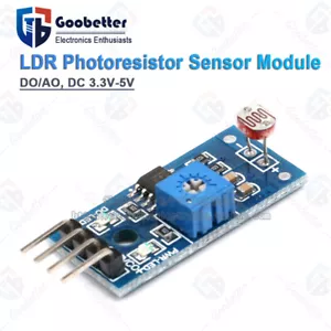 Photoresistor Sensor Module, Light Detection for Smart Car/Robot, Auto Lighting - Picture 1 of 4