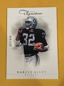 2012 Panini Prime Signatures Marcus Allen Base #163 /499 - Picture 1 of 2