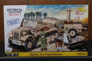 COBI® Bausatz 2272 - Sd.Kfz. 10 & Field Kitchen Executive Edition Neu in OVP - Picture 1 of 13