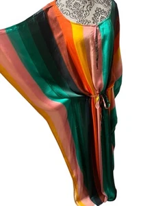 Saachi Kaftan One Size Comfort Colorful Boho - Picture 1 of 7