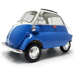 1:18 BMW Isetta 1955 Model Car Diecast Toy Cars Metal Vehicles Collection Blue - Picture 1 of 11