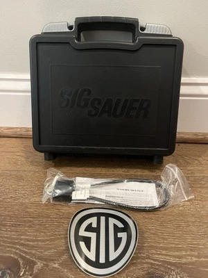 Estuche rígido para pistola Sig Sauer OEM de fábrica - negro Foto 1 de 4