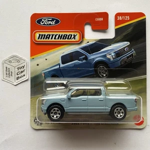 2025 MATCHBOX #38 - 2022 Ford F-150 Lightning (Blue - Short Card) B21g - Picture 1 of 1