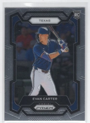 #274 2024 Panini Prizm Base * Evan Carter Rookie Texas Rangers - Image 1 of 2