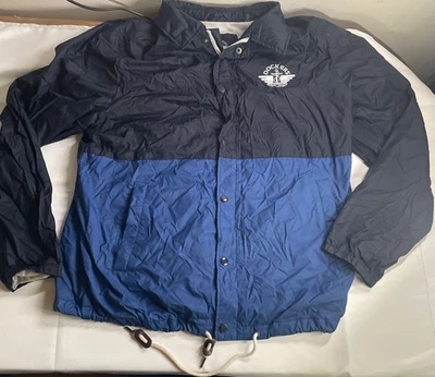 Mens Dockers Sports Active Wind Breaker Jacket Blue Size L - Image 1 of 4
