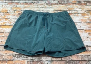 Fair Harbor Board Shorts Adult XL Green Lined Beach Swimwear Trunks Mens - Picture 1 of 16