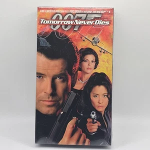 Tomorrow Never Dies (VHS, 1996) Factory Sealed New! James Bond - Imagen 1 de 3