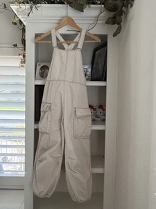 Zara Kids/Contrast Topstitched Parachute Overalls - Picture 1 of 4