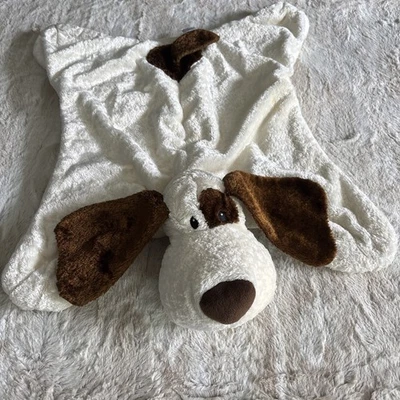 Baby Gund Red Envelope Puppy Dog Plush Cream Brown Lovey Play Mat - Image 1 of 4