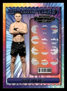 2025 Panini Contenders PFL #12 Paul Hughes Winning Ticket - Picture 1 of 2