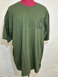 United States Marine Corps Hemd Herren Größe 2XL Grün Made In USA - Bild 1 von 5