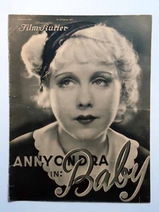 Baby - Anny Ondra - Illustr. Film-Kurier - BFK 1892 ungelocht (14/3) - Picture 1 of 1