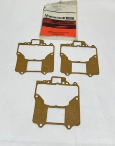 Ford E4TZ‑9561‑A Motorcraft CG‑676 Carburetor Float Bowl Gasket Set NOS – 3 pcs - Picture 1 of 4