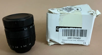 35mm f/1.7 2/3" C mount CCTV lens body for Olympus Micro 4/3 Sony NEX Pentax Q - Image 1 of 4