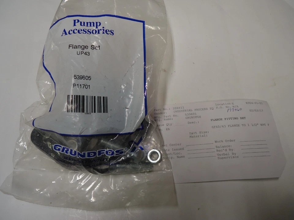 Grundfos Flange Set 539605 Up43