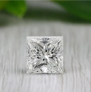 Lose CVD Lab Grown Diamond 5,00 mm Square D Color IF Reinheit Certified Diamond - Bild 1 von 5