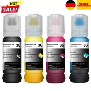 Sublimationstinte universell passend für alle Epson EcoTank Drucker mit Adapter - Bild 1 von 8