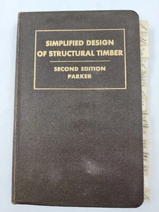 Simplified Design of Structural Timber Parker 2nd Edition 1965 - Picture 1 of 21