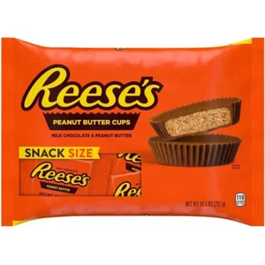 Reese's (2 Bag Lot) Peanut Butter Cups - Milk Chocolate Snack Size Candy - 21 oz - Picture 1 of 2