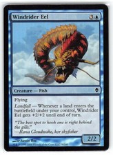 Windrider Eel *FOIL Common* Magic MtG x1 Zendikar SP