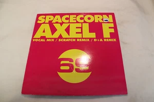 SPACECORN "AXEL F" EDM HOUSE 12" VINYL IMPORT SINGLE UK 2001 69 RECORDS - Foto 1 di 4