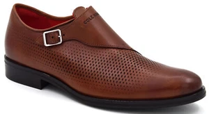 Cole Haan Men's Washington Grand Laser Monk Strap Shoes Style C38367 - Picture 1 of 4