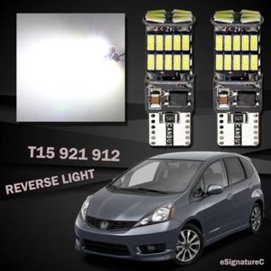 2 x Backup Reverse Light 921 T15 26SMD LED Bulb For 2009 - 2014 Honda Fit White - Picture 1 of 6