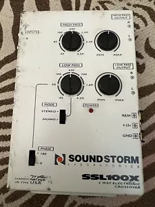 Sound Storm Laboratories Ssl100x 2 Way Electronic Crossover - Picture 1 of 3