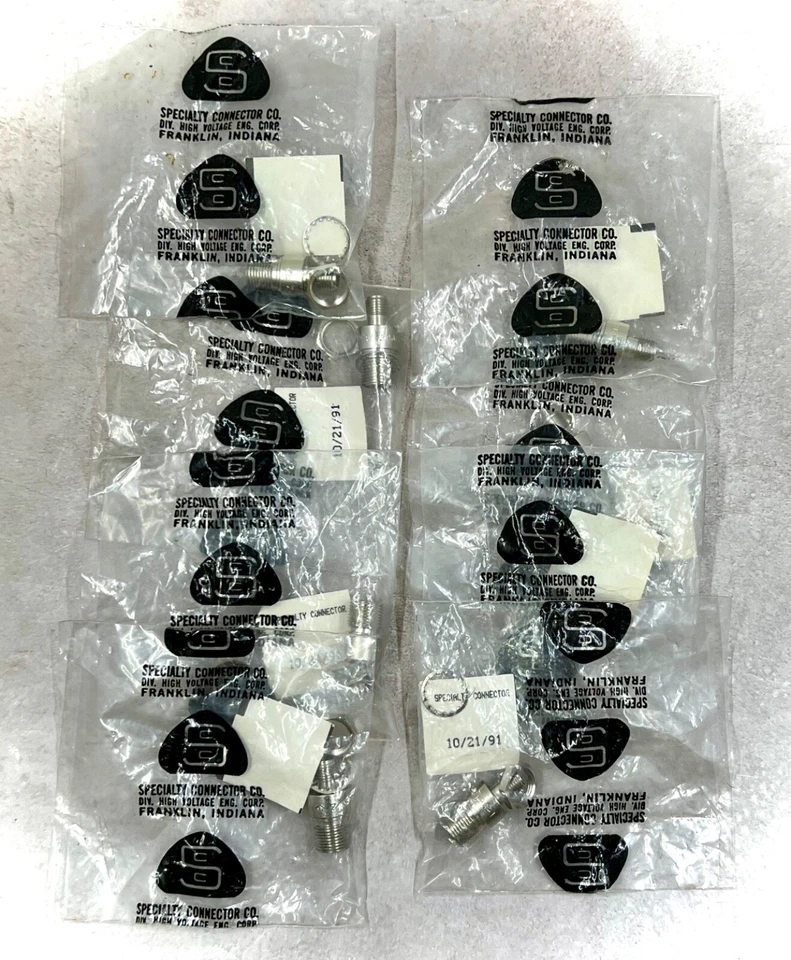 Specialty Connector Co. INC, NOS, Connector “24931 39JR198-1, Lot of 8 (D) - Image 1 of 3