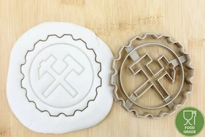 Bergbau cookie cutter Keksstempel/Ausstechform keksausstecher ca.8cm - Picture 1 of 1