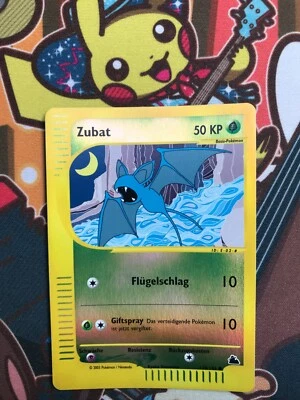 Zubat Reverse 118/144 Skyridge deutsch Pokemon Karten NM-MINT - Bild 1 von 3