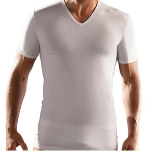 6 magliette Sergio Tacchini in cotone elasticizzato con collo V art. TV550 - Imagen 1 de 5