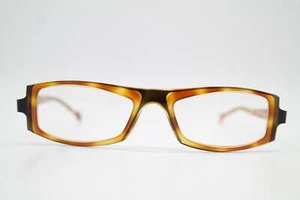 Brille Theo Belgium christoph Braun Schwarz Eckig Brillengestell eyeglasses Neu - Picture 1 of 6