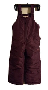 Oshkosh Girl's Purple Snow Bib Pants - Size 4 - Picture 1 of 6