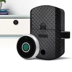 Fingerabdruck Schublade Fingerabdruck Batterie Schrank Schloss Schlüssellos Elektronisch Smart Wir - Bild 1 von 11