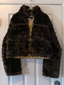 VINTAGE BABY PHAT WOMENS FAUX FUR COAT 3X CHEST 26" LENGTH 21" NEW WITH TAGS! - Picture 1 of 7