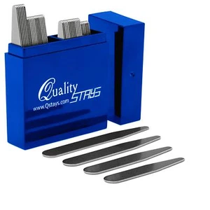 36 Metal Collar Stays for Men- Shirt Collar Stays for Men's Dress Shirts | Dr... - Picture 1 of 4
