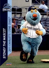 2015 Charlotte Stone Crabs Choice #29 Stoney Mascot - NM Baseball Card
